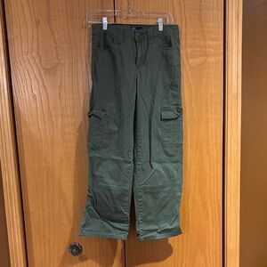 Project Indigo, juniors green cargo pant, Size 5